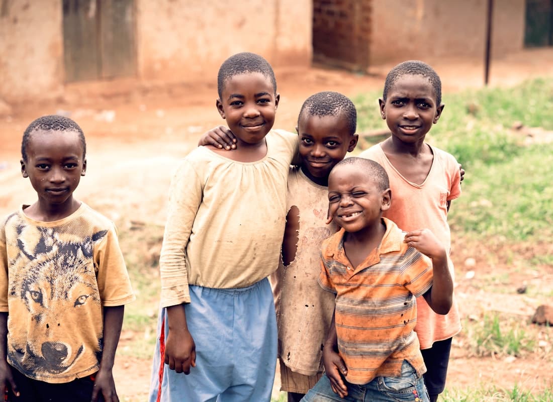 Children laughing together